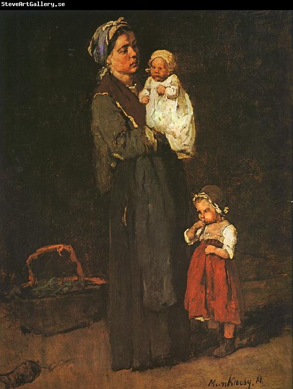 Mihaly Munkacsy Mother and Child  ddf